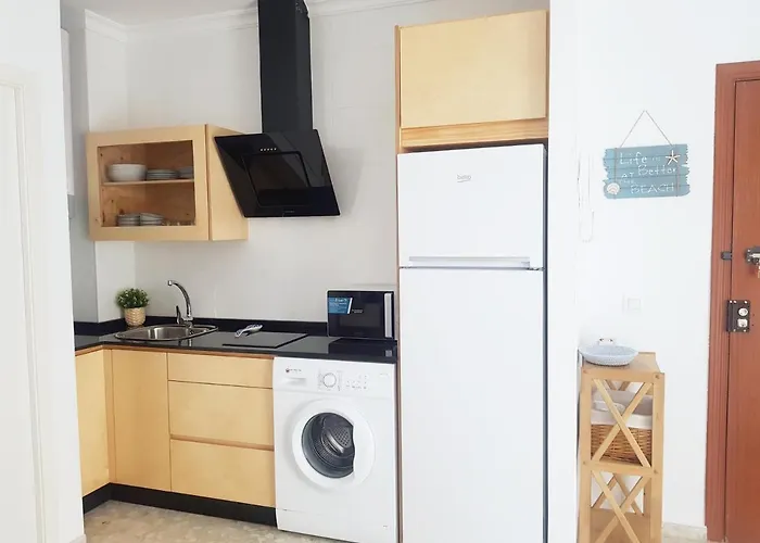 Appartement Conil Playa & Centrico, Con Aire Acond Y Wifi -solo Familias Y Parejas- Conil De La Frontera